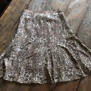 Liz Claiborne leopard print skirt